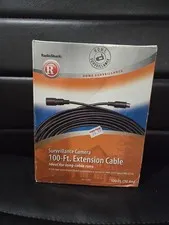 "NEW" RadioShack 49-2541 100Ft security camera extension cable Shielded 