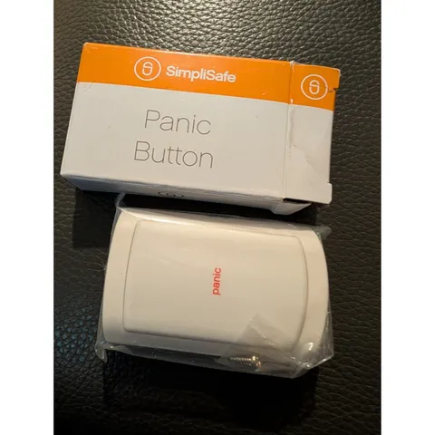 SimpliSafe Panic Button Sensor 158AA White Wireless Home Security