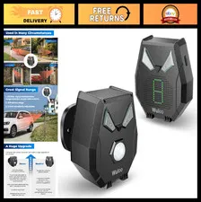 Wireless Solar Driveway Alarm System - Weatherproof Motion Sensor Detector, 1/2