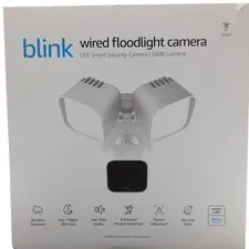 Blink - Wired Floodlight Camera - Smart security camera, 2600 lumens, HD 1080P