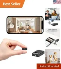 Mini Camara Espia Oculta 4K ULTRA HD Cámara Espía Inalámbrica Pequeña Oculta
