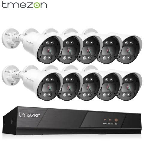 16CH 5MP DVR Home Camera System Color Night Vision IP66 Waterproof