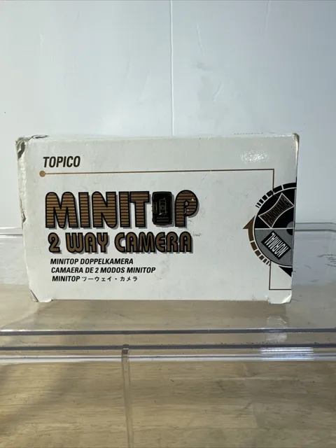 Vintage Minitop Two-Way Camera 28mm Lens Normal/panorama Mechanical.