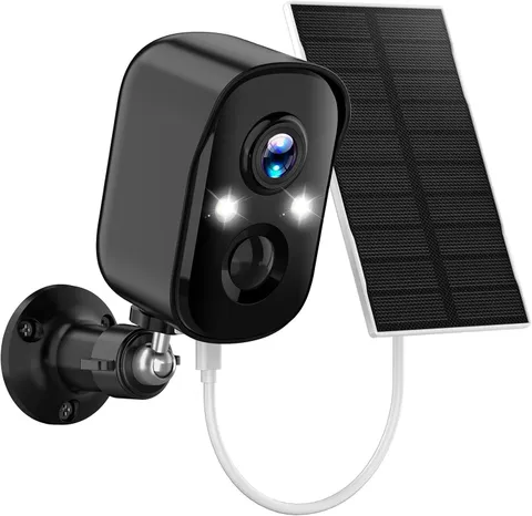 Solar Security Cameras Wireless Outdoor, 2K Solar Camera Wireless for Home, Colo