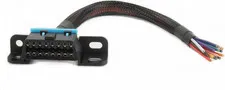 16PIN J1962F OBD2 Female to Open Cable OBDII Dash Port Pigtail Fixed Wire Harnes