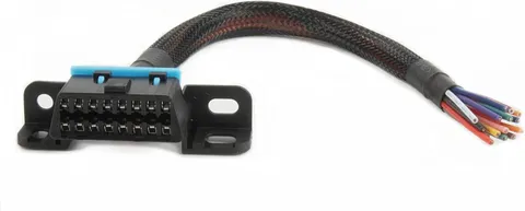 16PIN J1962F OBD2 Female to Open Cable OBDII Dash Port Pigtail Fixed Wire Harnes