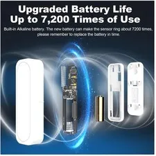 Home & Business Door Open Sensor | 600ft Range, 58 Tones
