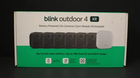 (RI1) Blink Outdoor 4 XR , 6 Camera System w/Sync Module Included (NEW)