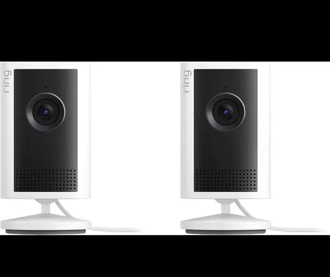 Ring - Indoor Cam Plus, Plug-In, Retinal 2K for enhanced video quality, 6x Zo...