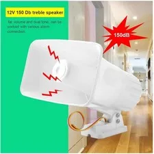 Loud 150dB Security Siren - Easy Installation