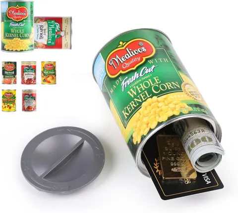Fake Can Diversion Safe, Perfect for Hiding Storage Key, Cash, Jewelry, Card,...