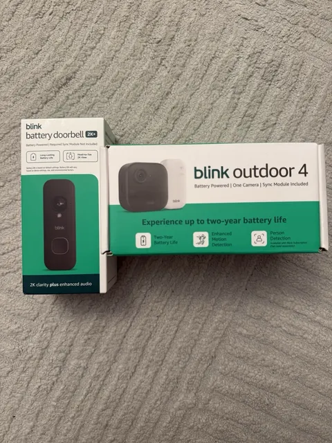 Blink Video Doorbell + Outdoor 4 – Wireless smart security cameras