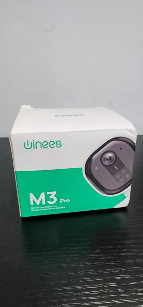 Winees Spotlight Cam M3 Plus Sealed 2-Way Audio Color Night Vision Human Detect