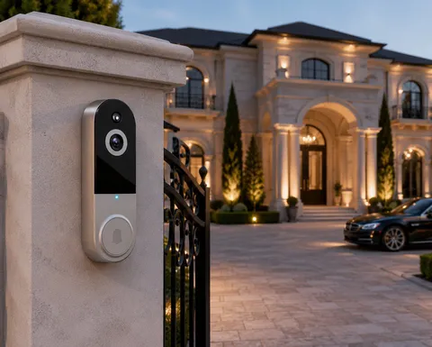 2k Wireless Camera Smart Doorbell Wide Angle Surveillance