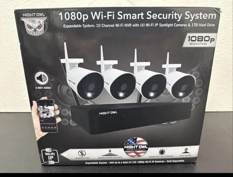Night Owl 1080p Wi-Fi Security System 10 Channel Wi-Fi 8 Wi-Fi IP Cameras .