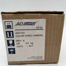 NEW!! American Dynamics 1/3" Color Digital CCD Video Camera Gray - ADC733