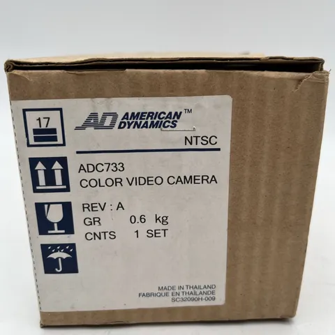 NEW!! American Dynamics 1/3" Color Digital CCD Video Camera Gray - ADC733
