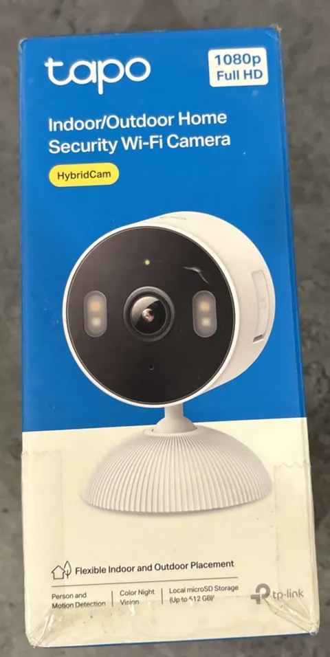 TP-Link Tapo HybridCam 1080p Indoor Outdoor Security Camera IP65, C103