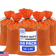 Durasack Heavy Duty Sand Bags Tie Strings Empty Woven Polypropylene Sand-Bags