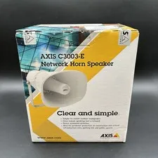 AXIS C3003-E Network Horn Speaker PoE Surveillance Audio New/Open box
