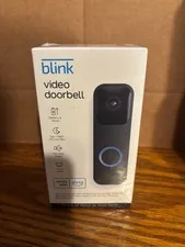 Blink Smart Wi-Fi Video Doorbell Wired/Battery with 2 Way Audio with Alexa Black