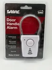 SABRE Door Handle Alarm - Portable Security for Home, Travel & Hotels - 110dB