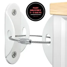 Anclajes para muebles (paquete de 10) a prueba de bebés, correas para muebles