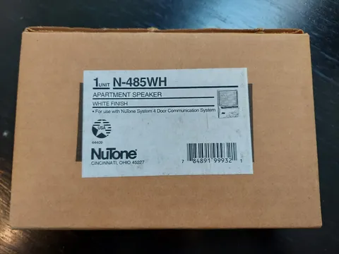 NuTone N-485WH Apartment Intercom Speaker NEW Factory Sealed Original