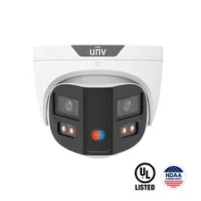 UNV 8MP 4K 180° Panoramic Turret IPC3K28SE-ADF28KMC-DL-I0 AI Active Deterrence