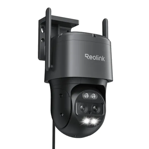 4K Wired WiFi Outdoor Camera, 8MP Dual Lens Security Camera, 360 PTZ Camera A...