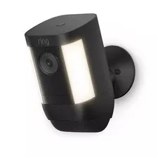 Ring Spotlight Cam Pro Battery 2K HD Dual-Band WiFi 3D Motion Black Excellent