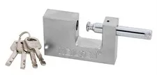 90mm Steel Shutter Padlock Heavy Duty Container Security Lock 4 Keys
