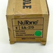 NEW Nutone IA-29 DELUXE Chime Module 3-Door (Front/Rear/Side) Plays 10 Melodies