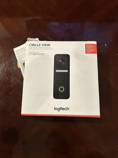 logitech Circle View Apple HomeKit Enabled Wired Doorbell VR0014 - OPEN BOX
