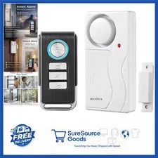 Wireless Remote Door Alarm Magnetic Security Sensor 105dB for Kids Safety