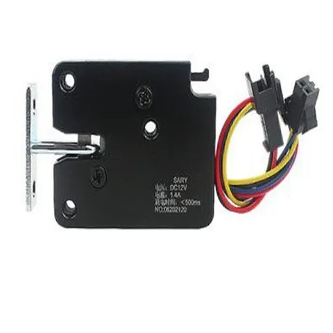 Express Cabinet Door Electronic Lock Electromagnetic 12V Four Wire With Feedback