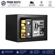 Durable Alloy Steel Electronic Safe Box with Alarm and Keypad - Compact Design