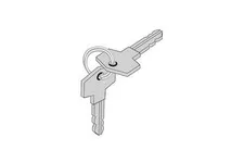 Sommer 12228 Replacement Key for Lock Twist 350 Swing Gate Opener (Pair)