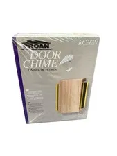 Broan Door Chime RC212N Real Wood Two Tone VTG Doorbell Kit 2 Note Front Door