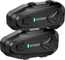 Q4 Motorcycle Bluetooth Communication System Headset Intercom, 4 Riders 1500M