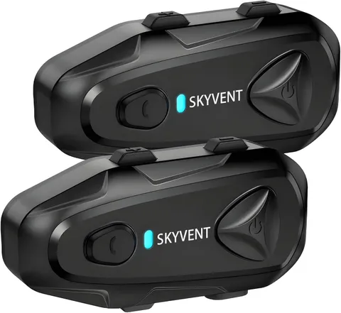 Q4 Motorcycle Bluetooth Communication System Headset Intercom, 4 Riders 1500M