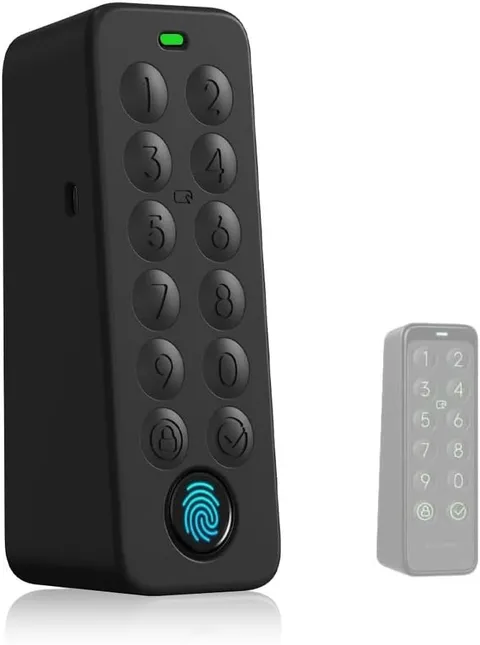 Silicone Case for SwitchBot Keypad Touch with SwitchBot Keypad (Black)