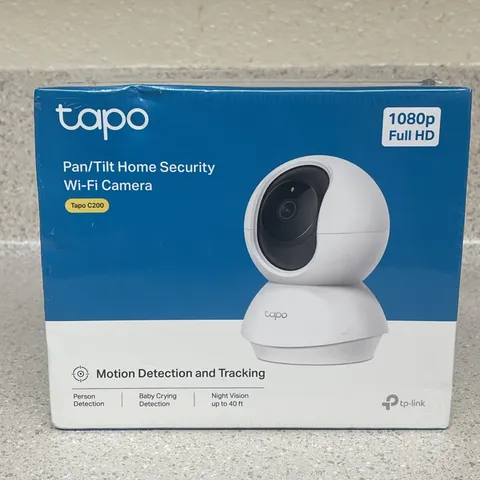 TP-Link C200 Tapo Pan/Tilt Security Camera for Baby, Pet Camera w/Motion Detecti