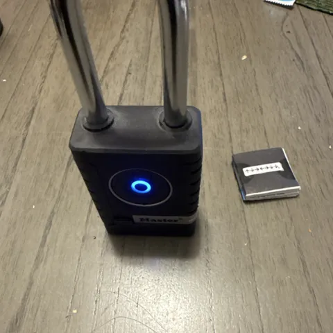 Master Lock 4400 Bluetooth Keyless Padlock Black Steel Matte Finish
