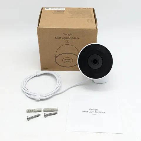 Google Nest Cam Outdoor 2nd Gen Wired Security Camera (GA10919-US) | Snow