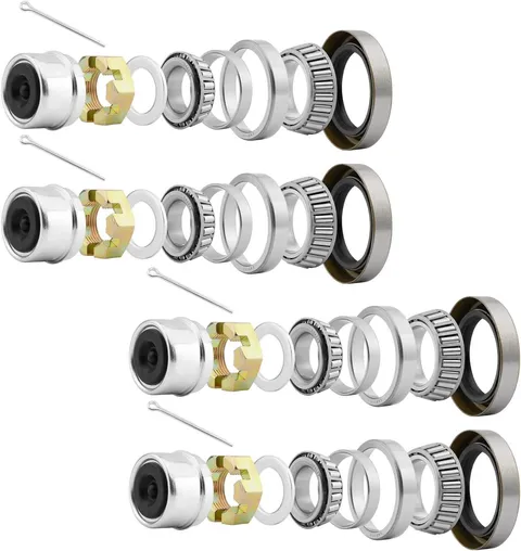 Misakomo Trailer Bearings Kit L68149/ L44649 Bearing Compatible 4 sets 