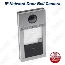 IP Network Intercom Video Doorbell Camera with Night Vision, Two-Way Audio