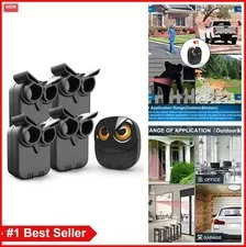 Wireless Driveway Alarm 1/2 Mile Range 4 Motion Sensors Outdoor Weather