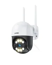 C289 WiFi Pan Tilt Security Camera Outdoor, 1080P Plug-in Spotlight Home PT C...
