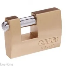 15 x ABUS Padlock Monoblock 82/70 -Bulk Lot Of KEYED ALIKE Padlocks-FREE POST